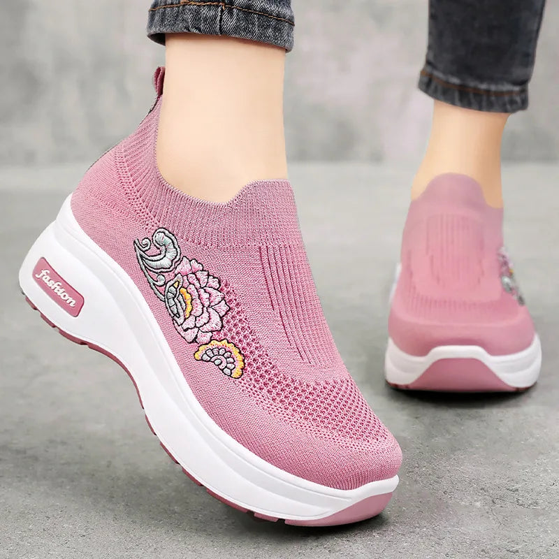 Flat Shoes Female Comfortable Woman Casual Breathable Single Shoe Women's Loafers Casual orthopedic shoes female wedge sneakers