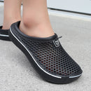 Couple Style Men's and Women's Slippers, Clogs, Mules, Solid Color Slip-Ons, Breathable Summer