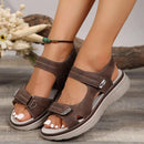Women Orthopedic Arch Support Sandals Comfortable Walking Soft Open Toe Strap Flat Bottomed Sandals For Women Sports Wedge Beach