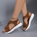 Women's Shoes 2025 Summer Comfortable Casual Sports Sandals Women's Beach Wedge Sandals Women's Mesh Knitted Roman Sandals