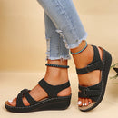 Summer Women Shoes Sandals Open Toe Walking Shoes Soft Ladies Shoes Wedge Women Shoe Party Sandal Women Female Footwear