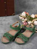 Ladies' beige wedge heel sandals with adjustable ankle straps, breathable perforated design, casual summer fashion