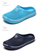 Couple Style Men's and Women's Slippers, Clogs, Mules, Solid Color Slip-Ons, Breathable Summer