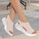 Summer Washable Slingback Orthopedic Slide Sport Sandals Super Comfy Sports Knit Sandals Mesh Soft Sole Fashion Women's Shoes