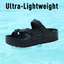 Pallene Women's Platform Clogs Sandals Thick Sole Flip-flops Female Outdoor Beach Sandals With Arch Support EVA Soft Home Shoes