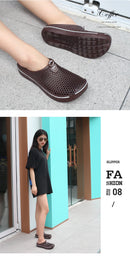 Couple Style Men's and Women's Slippers, Clogs, Mules, Solid Color Slip-Ons, Breathable Summer