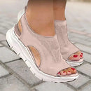 Summer Washable Slingback Orthopedic Slide Sport Sandals Super Comfy Sports Knit Sandals Mesh Soft Sole Fashion Women's Shoes