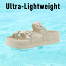 Pallene Women's Platform Clogs Sandals Thick Sole Flip-flops Female Outdoor Beach Sandals With Arch Support EVA Soft Home Shoes