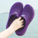 Couple Style Men's and Women's Slippers, Clogs, Mules, Solid Color Slip-Ons, Breathable Summer