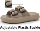 Asgard Summer Platform Sandals For Women Fashion Soft Cloud Beach Slippers With Double Buckle 2025 New Comfort EVA Flat Slides