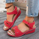 Women Sandals Summer 2025 New Soft Sexy Wedge Buckle Orthopedic Shoes Female New Open Toe Fashion Sandals Sandalias De Mujer