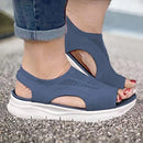 Summer Washable Slingback Orthopedic Slide Sport Sandals Super Comfy Sports Knit Sandals Mesh Soft Sole Fashion Women's Shoes