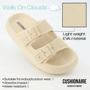 Asgard Summer Platform Sandals For Women Fashion Soft Cloud Beach Slippers With Double Buckle 2025 New Comfort EVA Flat Slides