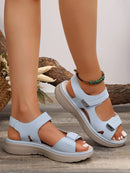 Women Orthopedic Arch Support Sandals Comfortable Walking Soft Open Toe Strap Flat Bottomed Sandals For Women Sports Wedge Beach