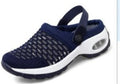 Women Walking Shoes Air Cushion Slip-On Orthopedic Diabetic Ladies Platform Mules Mesh Lightweight Slipper Wedge Female Sneaker