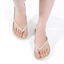 Gacimy Summer Flip Flops For Women Soft Orthopedic Slippers For Plantar fasciitis Arch Suppot Flat Sandals EVA Men Beach Slides